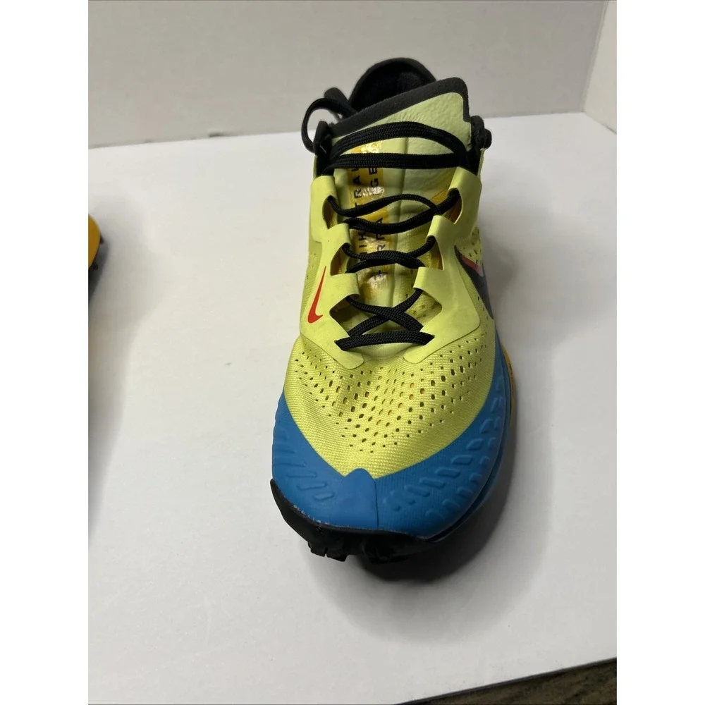 Nike Air Zoom Terra Kiger 7 Trail Shoes Limelight Laser Blue CW6062-300 Size 8.5